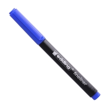 Edding Fineliner Pen Blue - Pack of 12